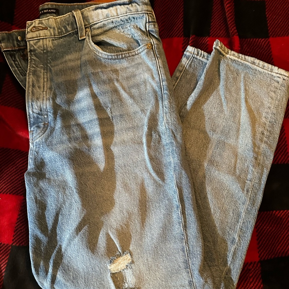 Lucky brand high rise mom jeans sz 16 excellent condition